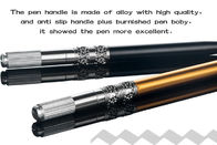 قلم الوشم اليدوي المعدني الأسود 18U إبرة